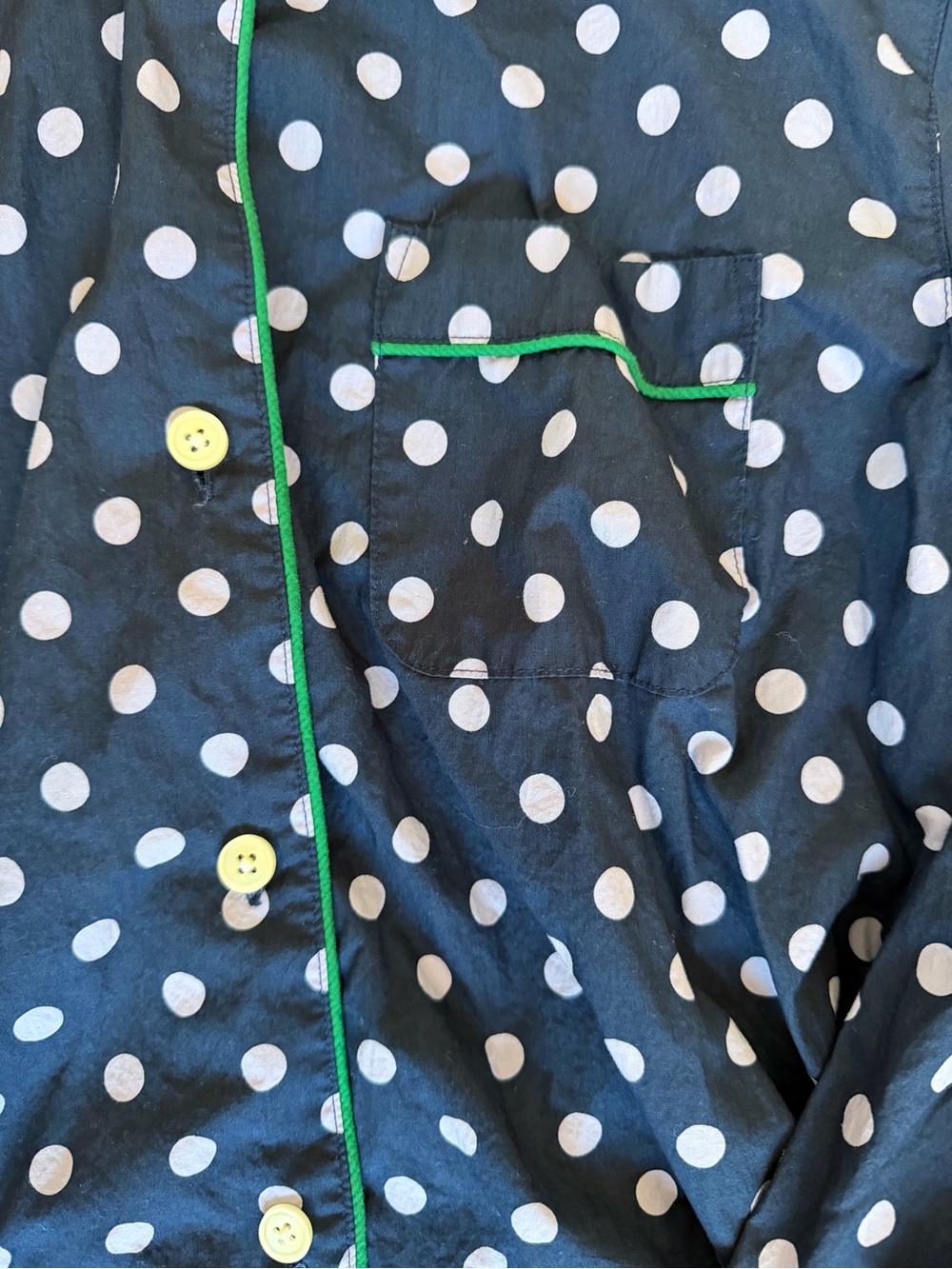 J. Crew Navy Polka Dot Pajama Set Cotton / small - Picture 12 of 14